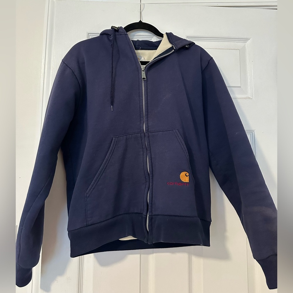 Y2K Carhartt Vintage Faded Hoodie Logo Man